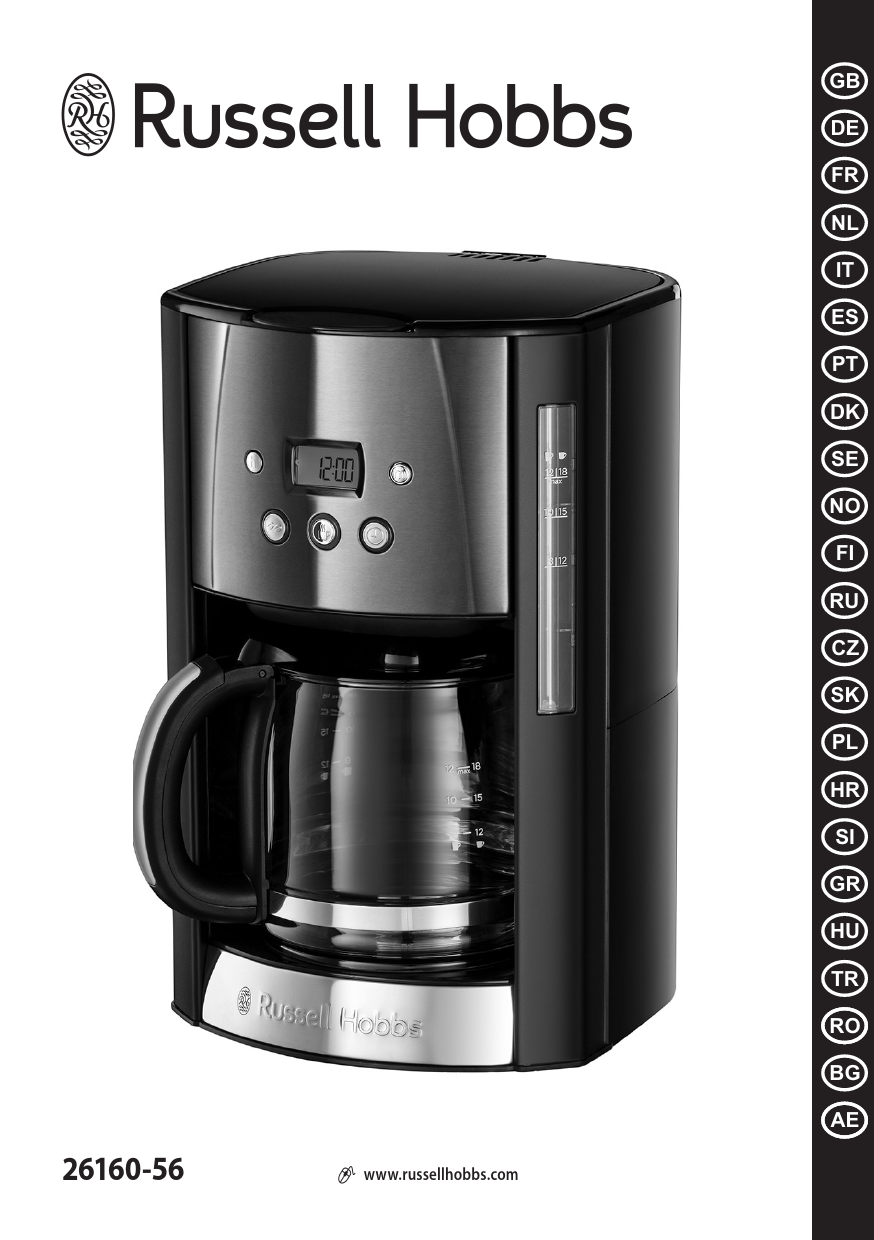 Notice machine à café RUSSELL HOBBS 26160 Trouver une solution à un problème RUSSELL HOBBS 26160